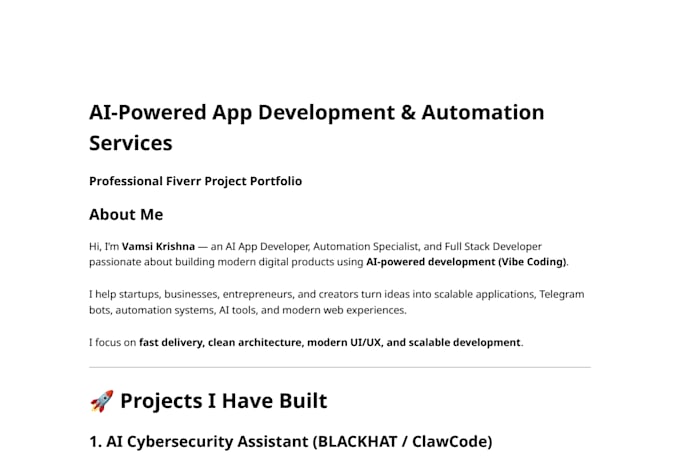 build ai apps websites bots and automation tools